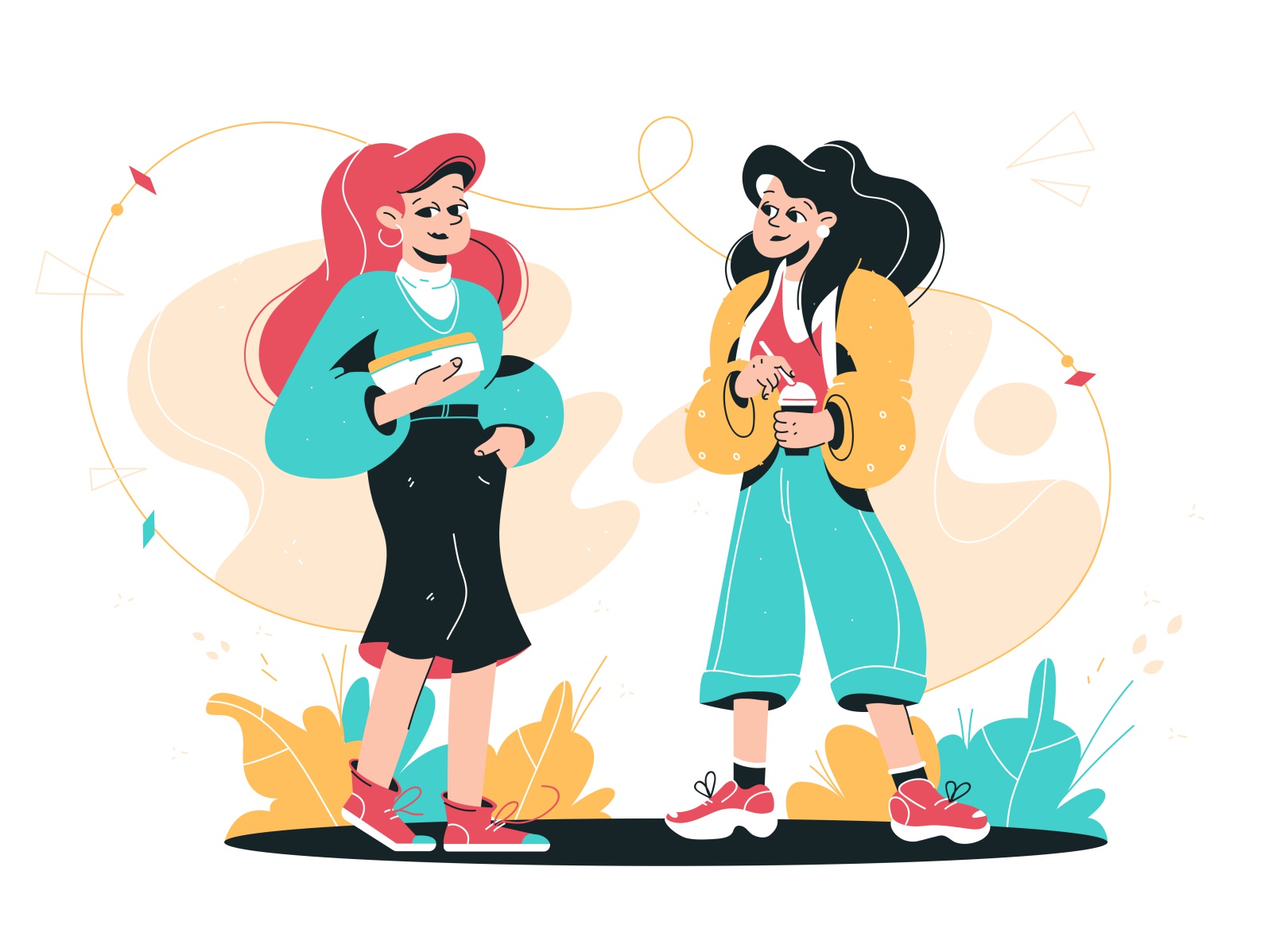 Lady finance business vector design girl female woman flat illustratio.jpg