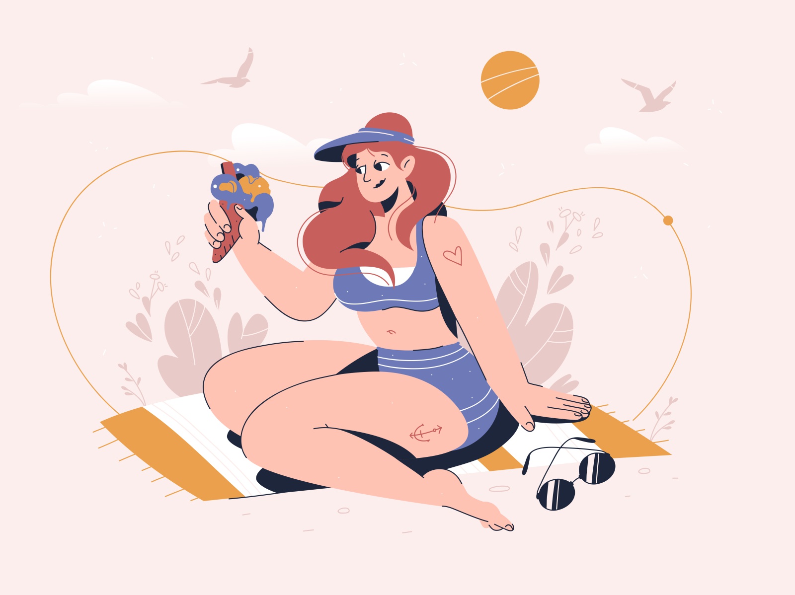 Vacation concept summer sun woman female journey travel holiday ice cr.jpg