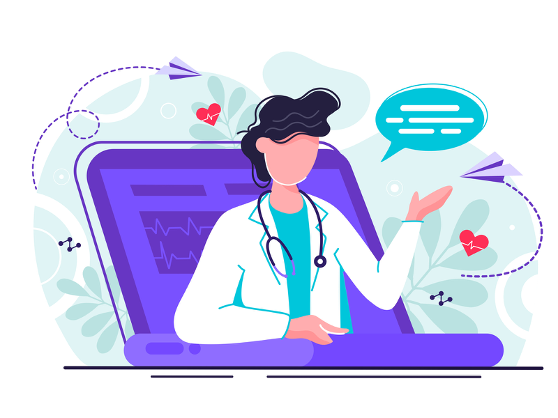 Online medicine character sick service screen online medicine hospital.webp