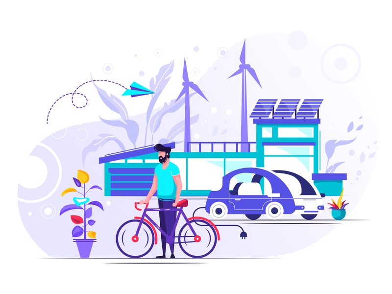 Concept smart house character windmill technology sun solar smart rene.webp