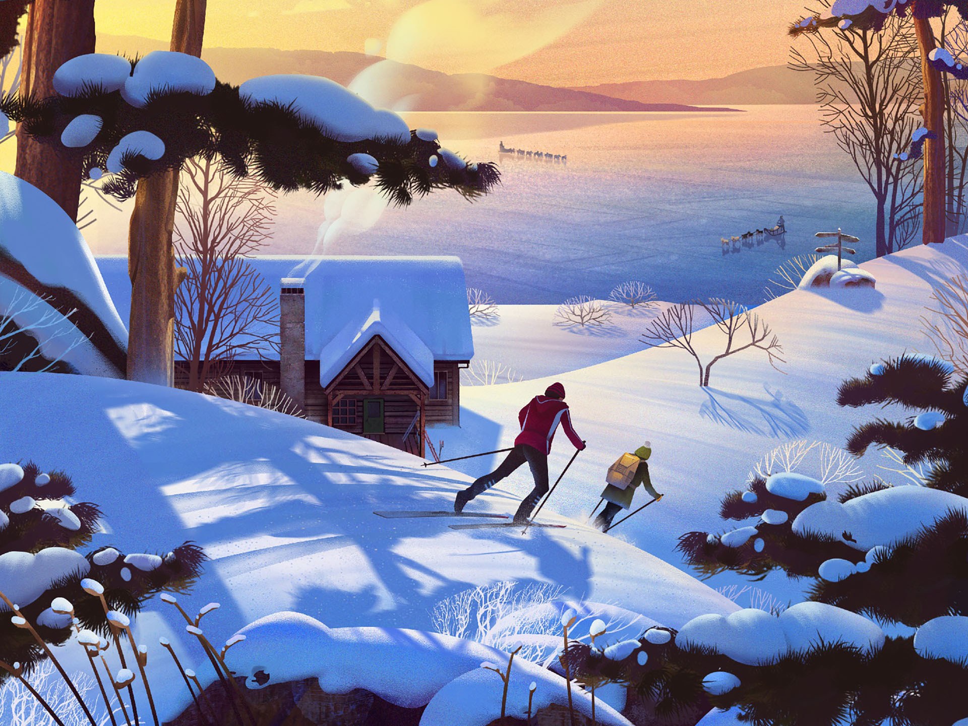 Exodus Travels Winter Brochure lake snow cross-country skiing cottage.jpg