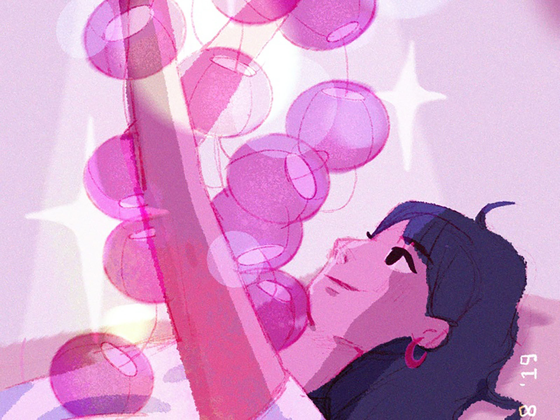 nice lights  brushes pink purple lights procreate sketch progress ins.jpg