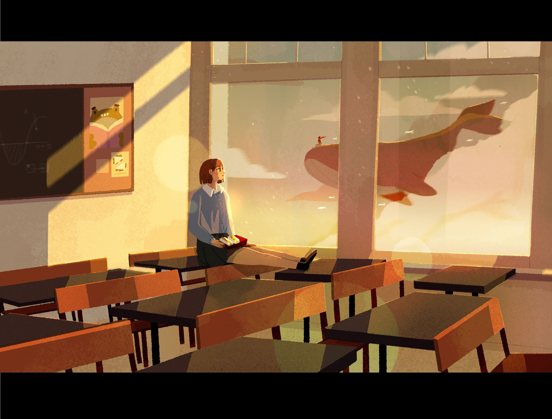 forever dreaming lunch food sandwich frog glow afternoon desk animal p.jpg
