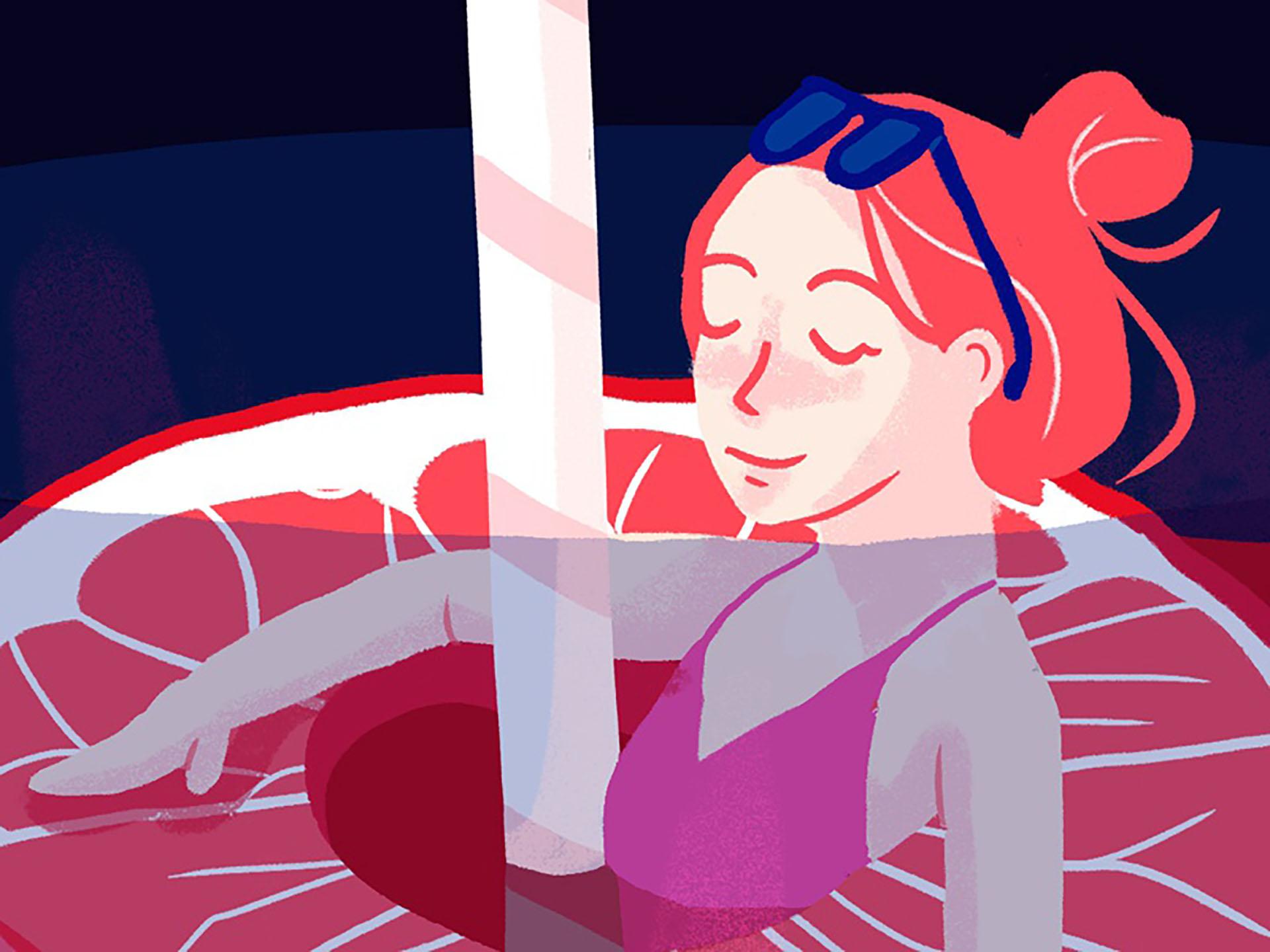 Me chillun food summer photoshop style experiment wip girl character i.jpg