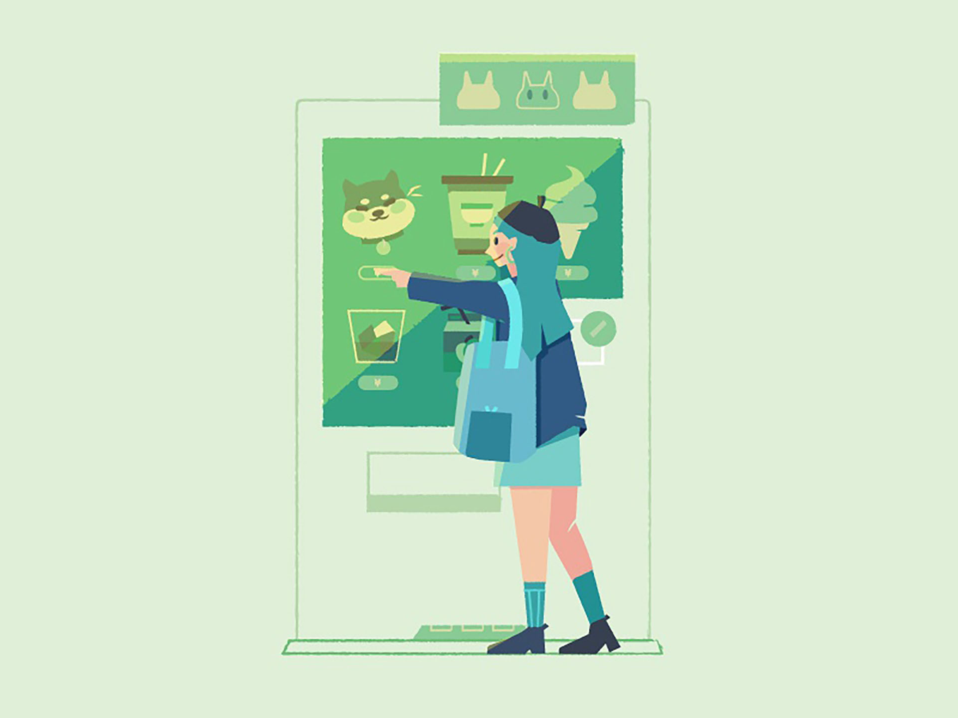 Vending machine lovin’ • Japan 2018 vending machine girl cute japanese.jpg