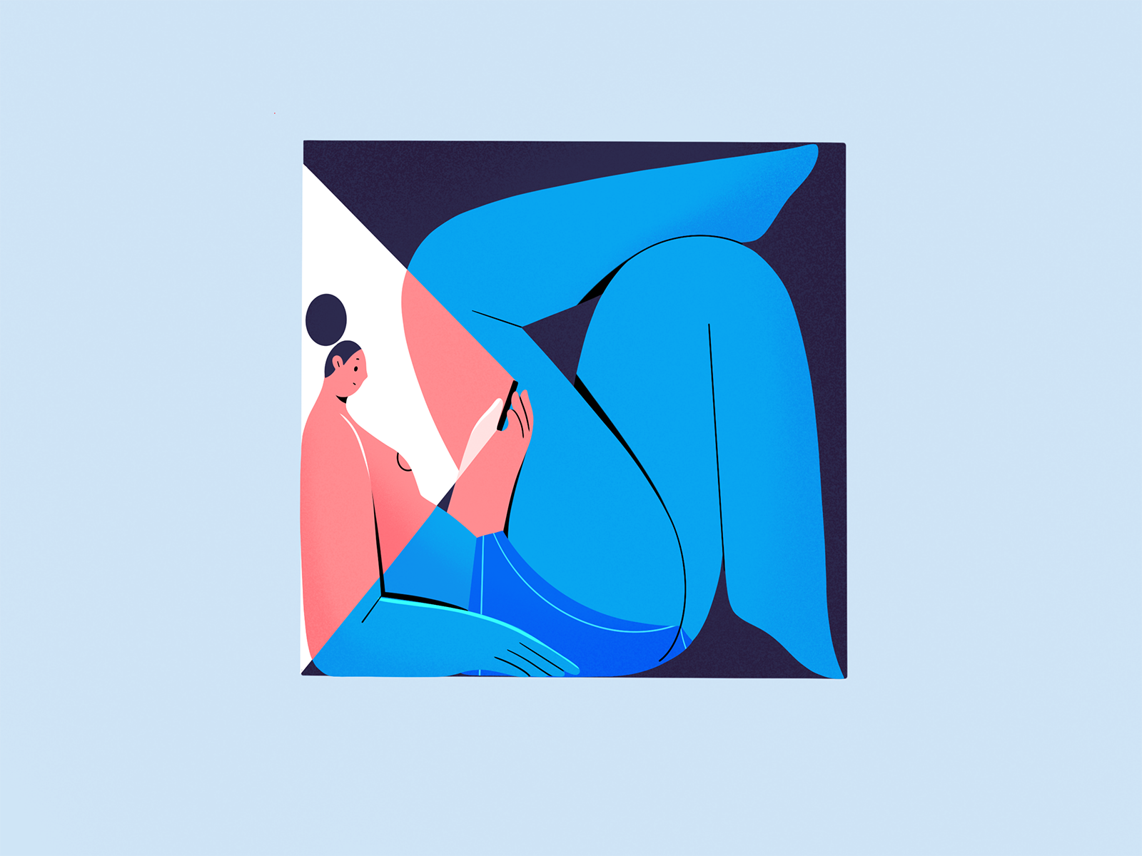 Isolation people isolation coronavirus room procreate design girl expl.webp