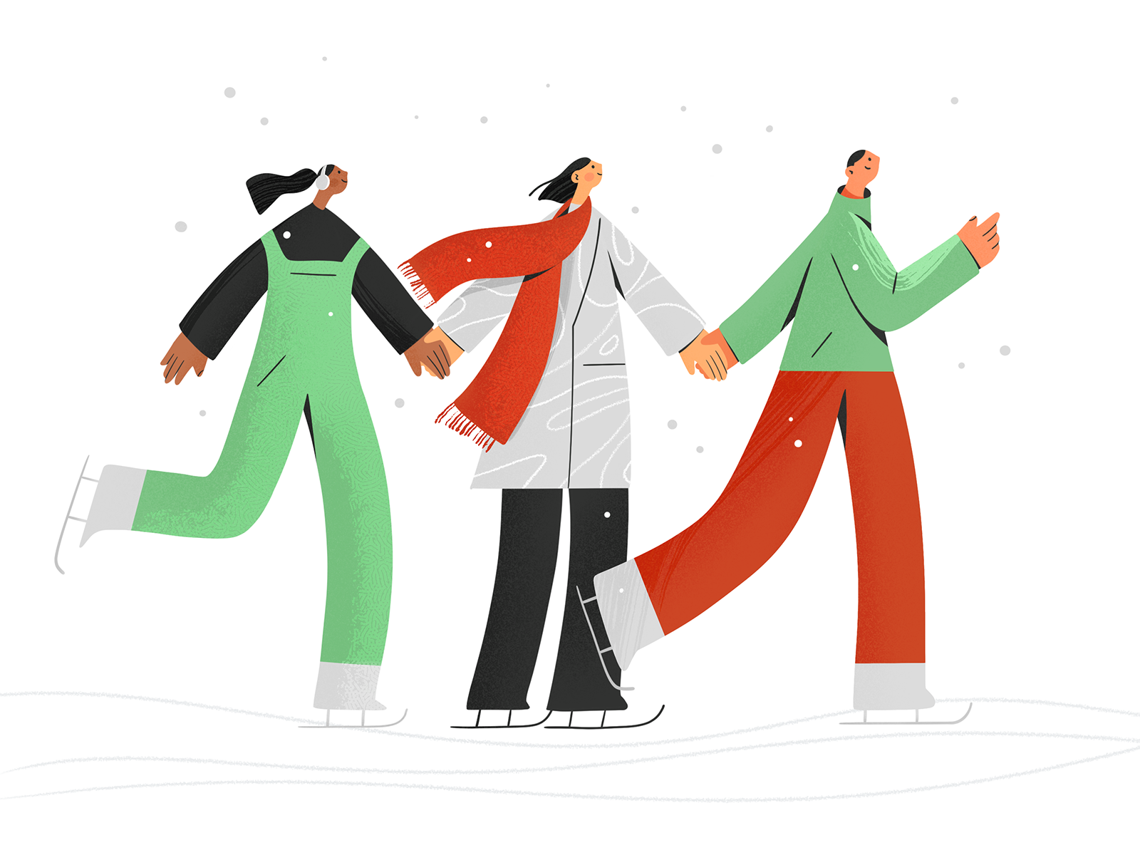 Winter Games snow sport people rink winter procreate character girl te.png