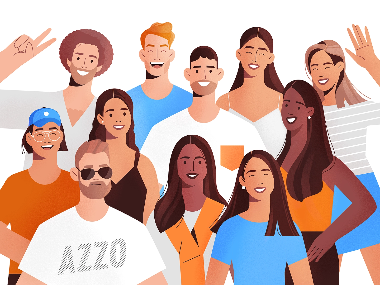 Team procreate guy team people girl texture characters shape vector fl.webp