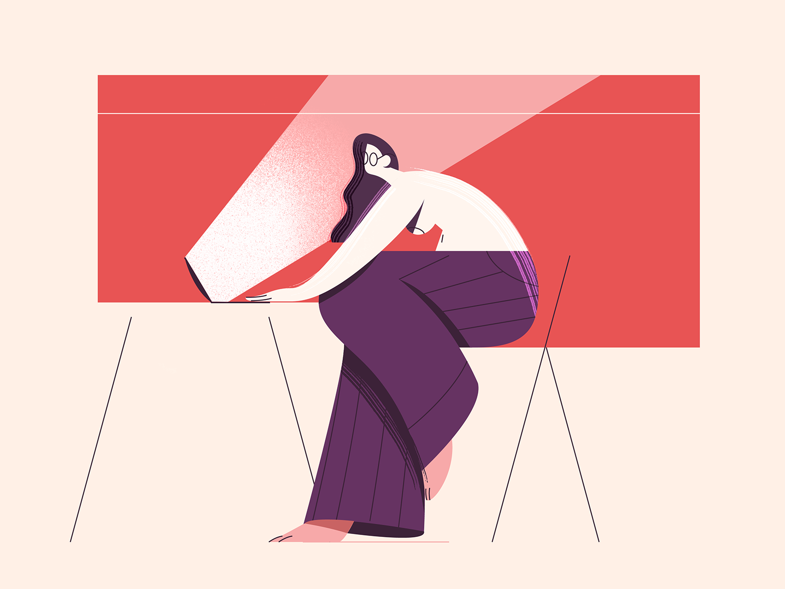 Its time for work illustrator procreate art procreate abstract geometr.png