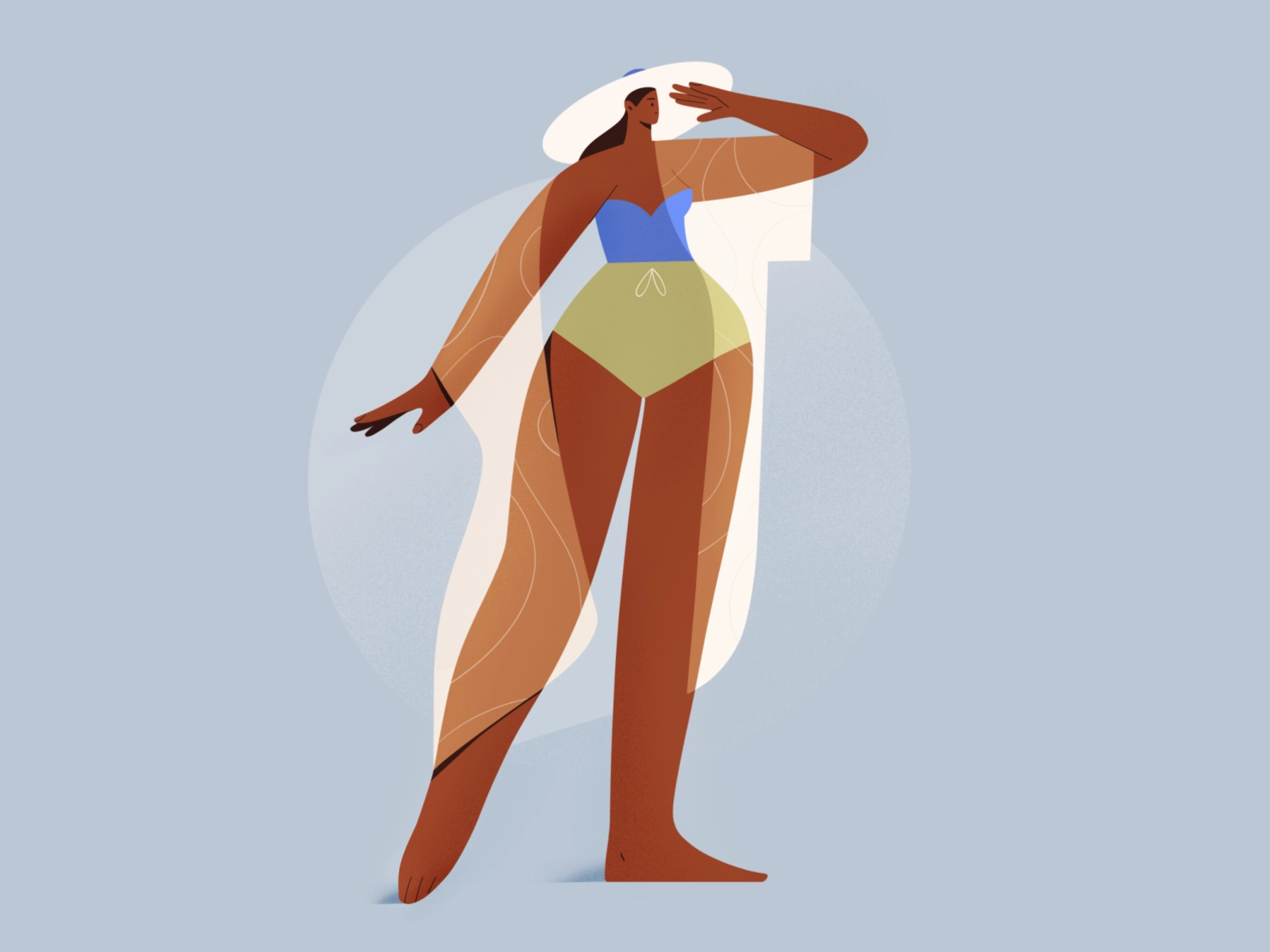 Where are you beach ui people procreate character girl texture charact.webp
