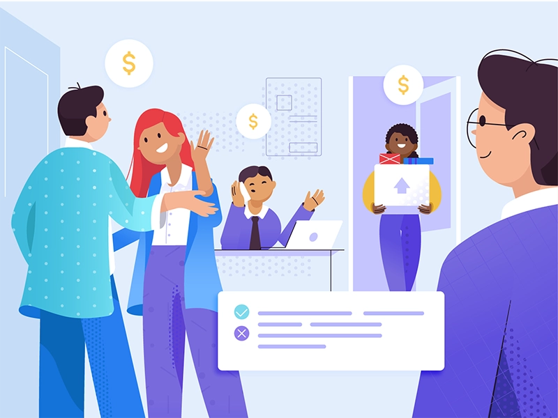 The Office icons office room branding people man app design boy ui gir.webp