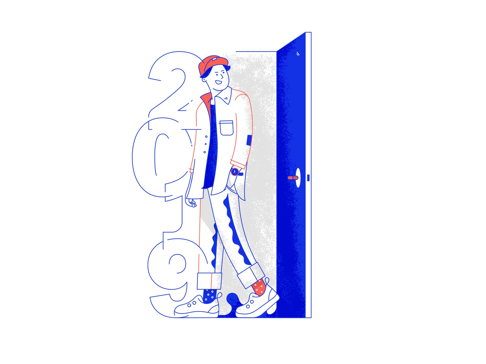 Christmas illustration 12 door 2019 christmas vector texture design li.jpg