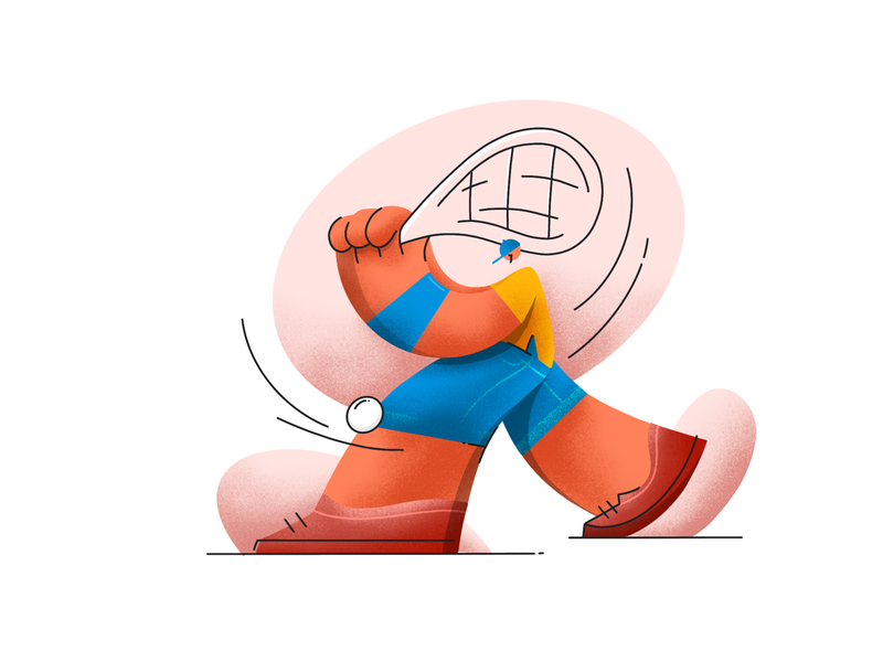 Tennis star texture design lineart illustration.webp