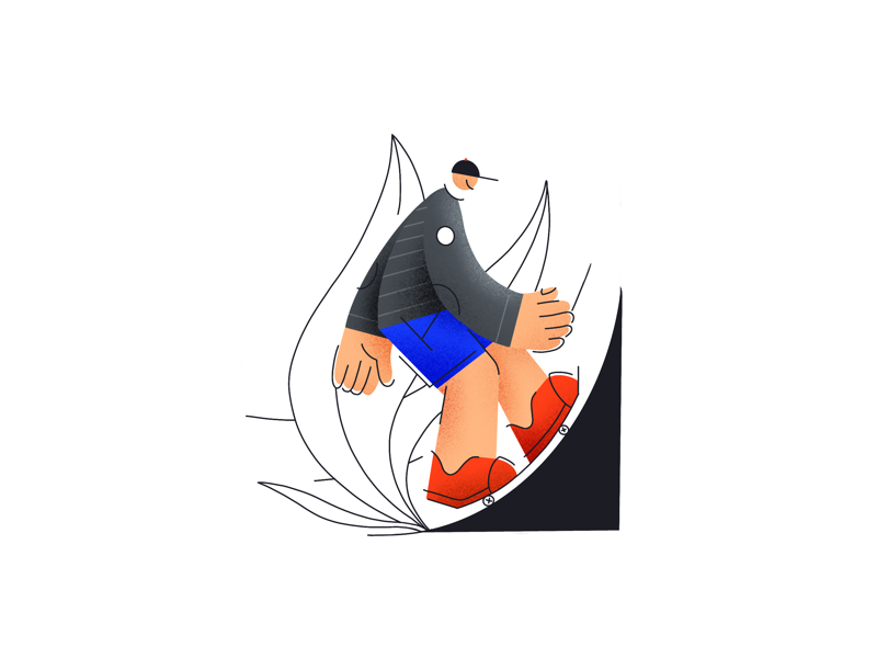 Skating4 man noise illustration skating.png