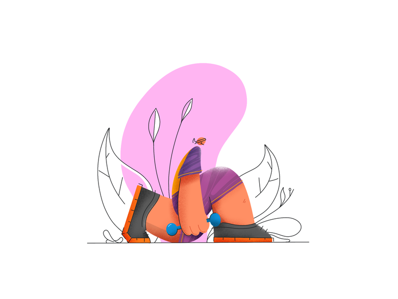 Squats with dumbbells design texture lineart illustration.webp