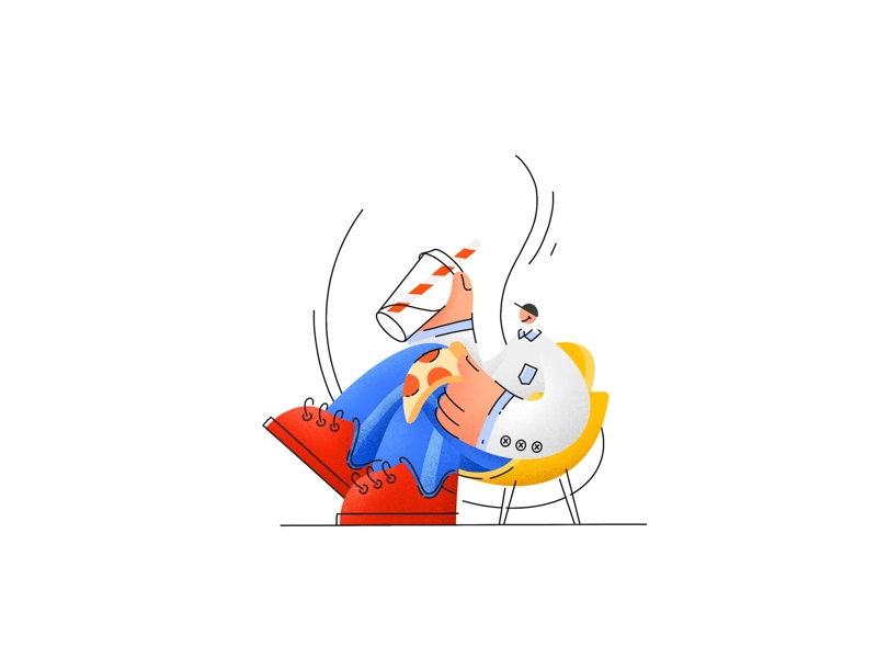 Fast food noise pizza illustration.webp