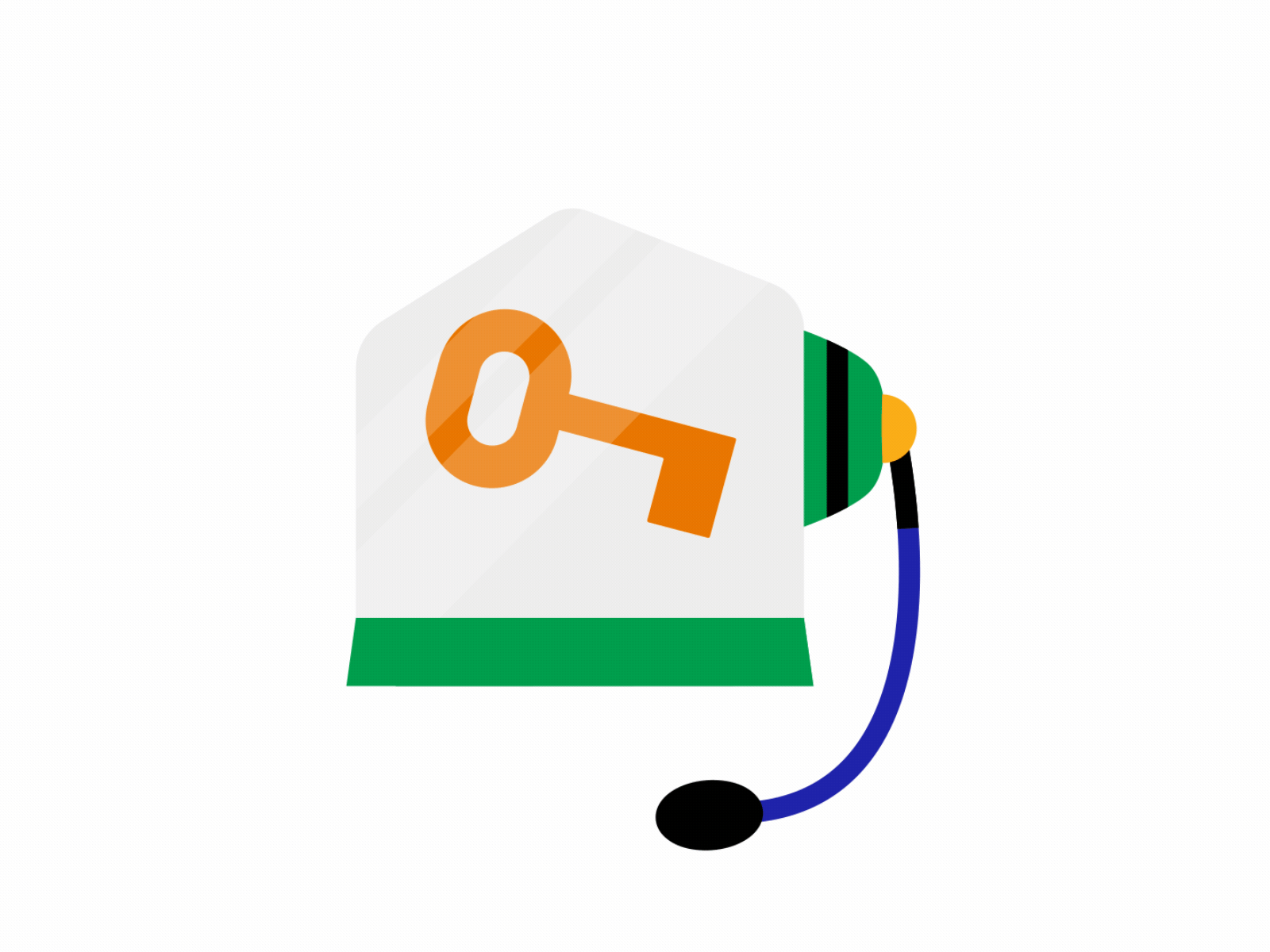 Reliability icon security house key web illustration web animation ico.gif
