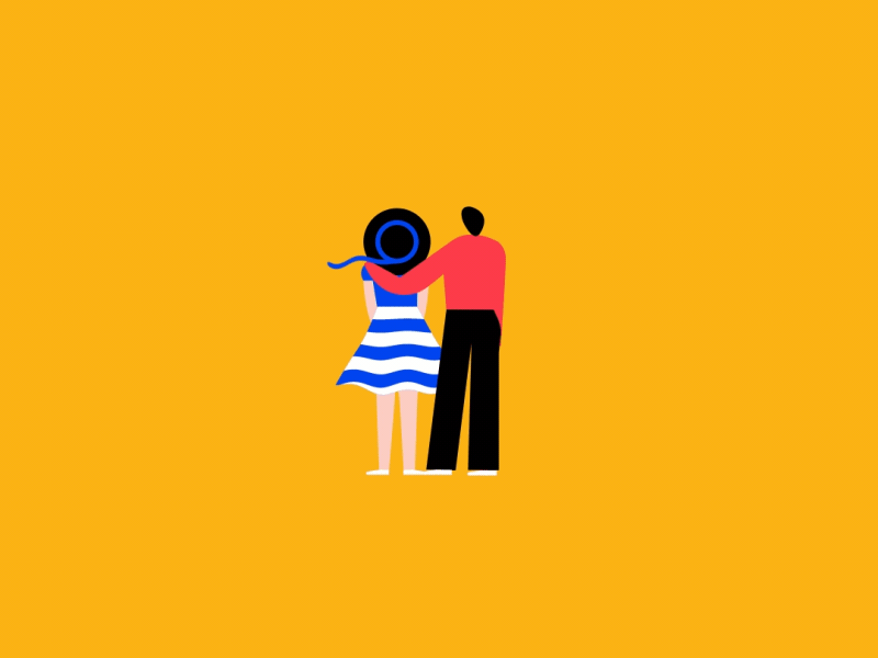 Happy Valentines Days  valentines day love vector illustration 2d loop.gif