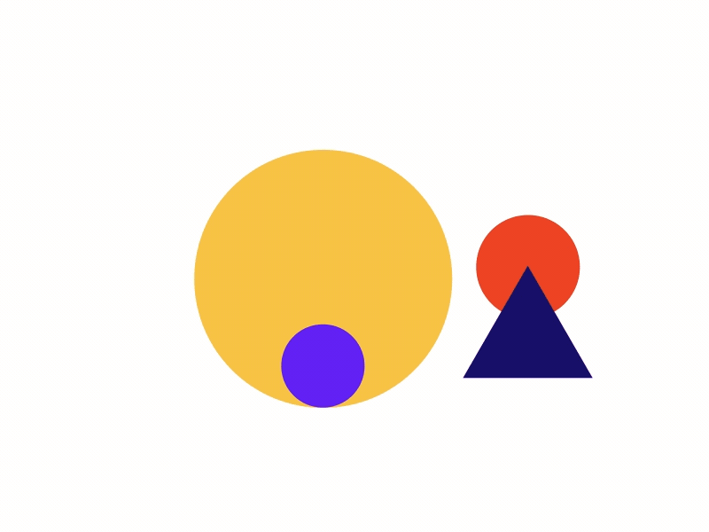 Drop the link! shapes color simple ui animations primary colors algo i.gif