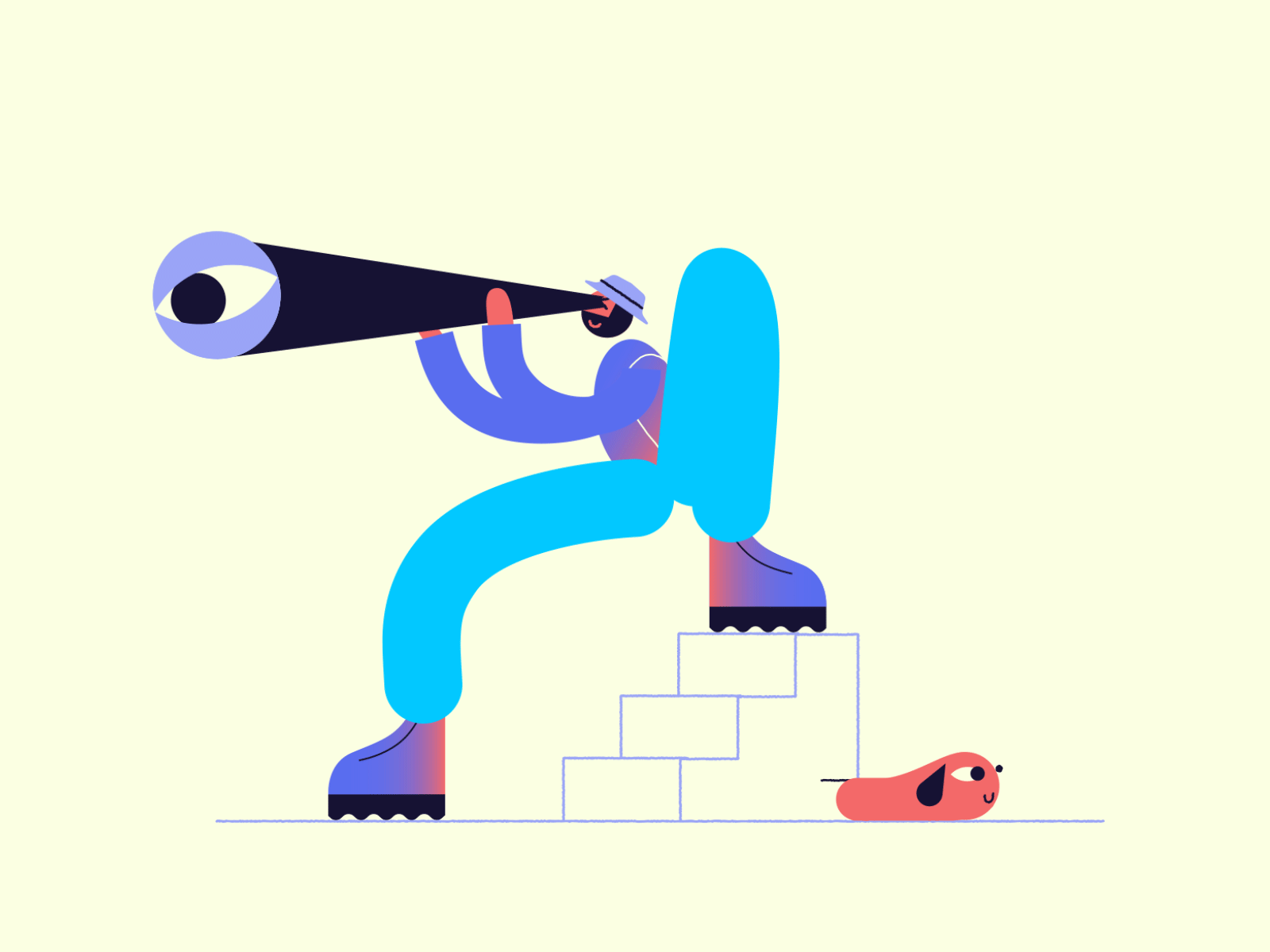 Collect information  animation animated gif motiongraphics characterde.gif