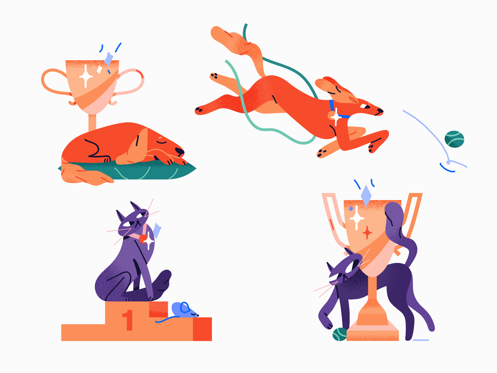 dogs vs cats doggo competition mail.ru purina cat dog illo character d.png