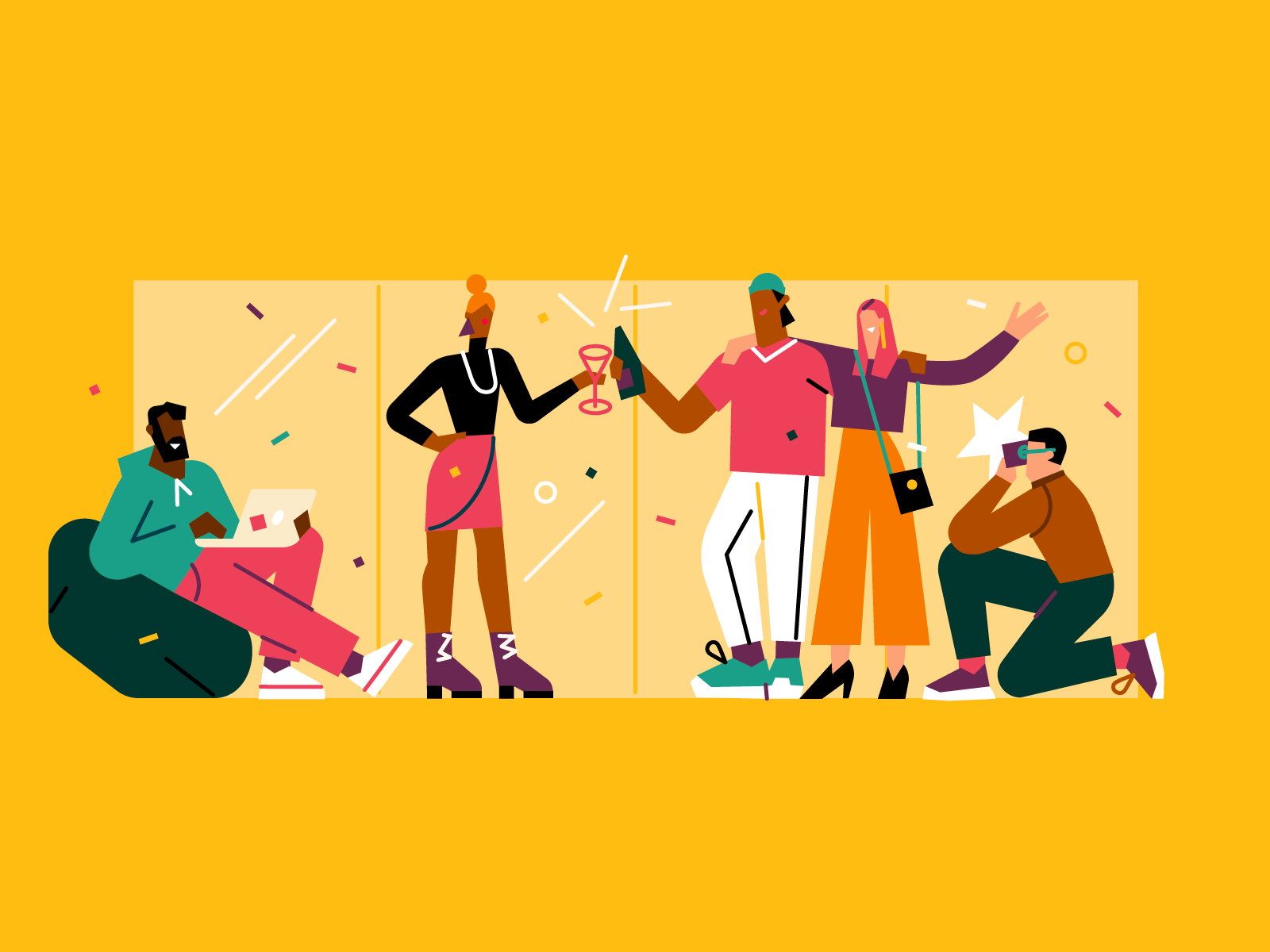 Party  adobeillustator anyadraw celebrate party illo design characterd.png