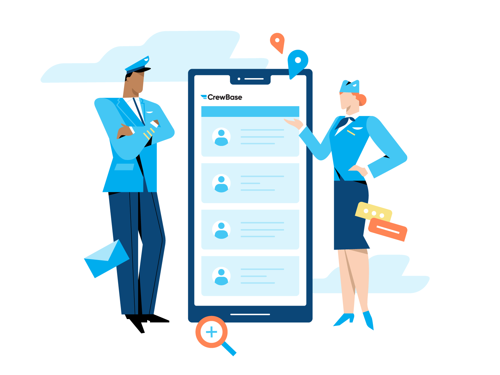CrewBase welcome illustration adobeillustrator color icons branding ch.png