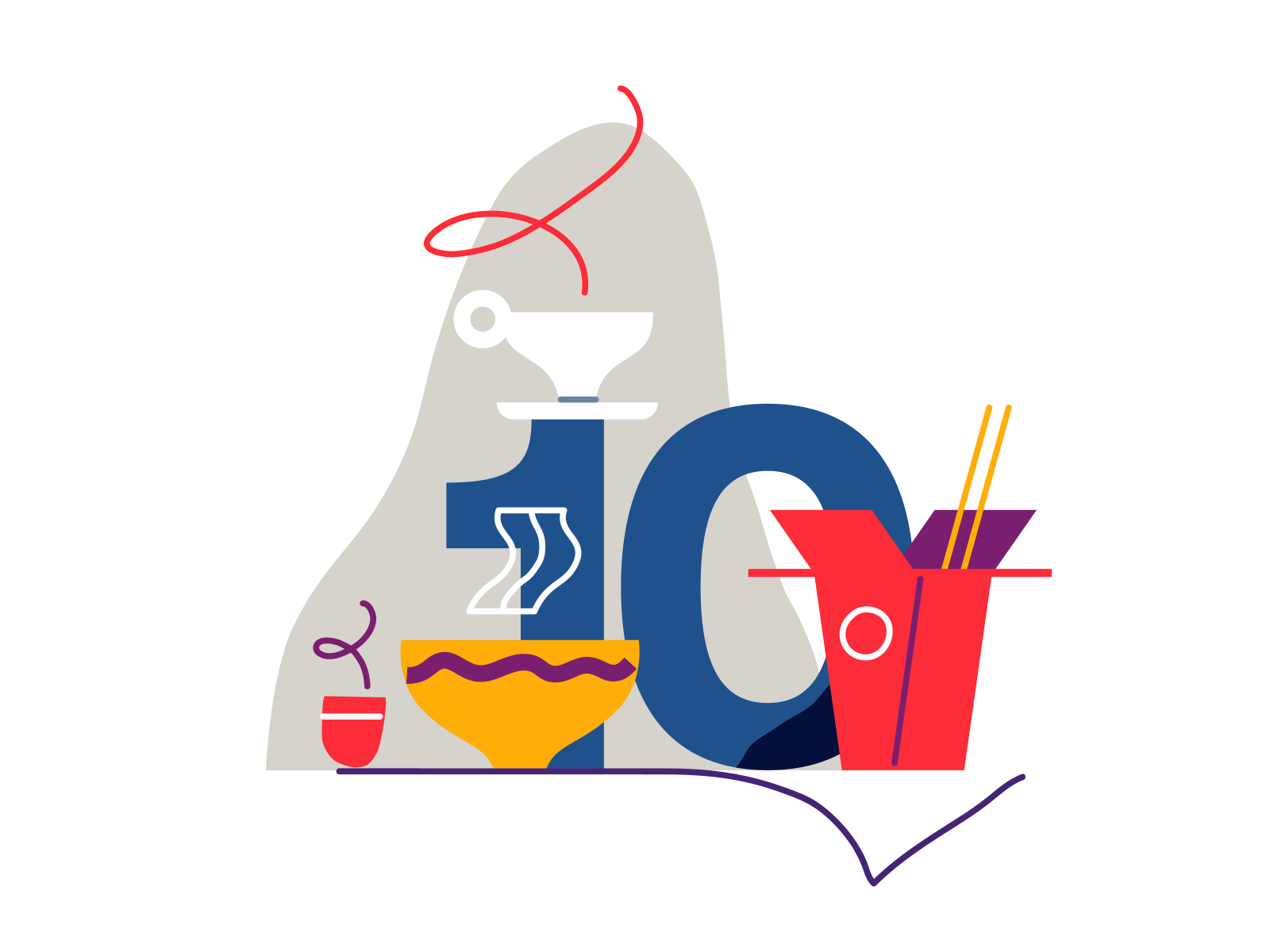 Lunch break!  food noodles lunch coffee cup coffee.png