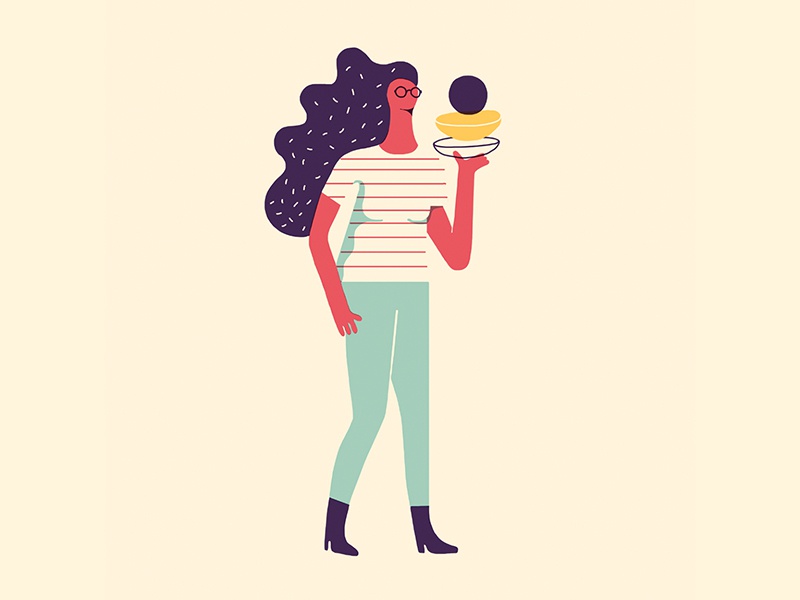 PEOPLE food fashion style girl minimal direction design character wait.jpg