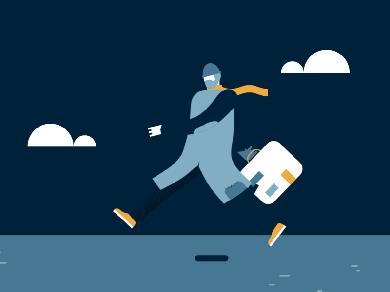THE DREAMER fausto montanari editorial gif vector illustration people-2.gif