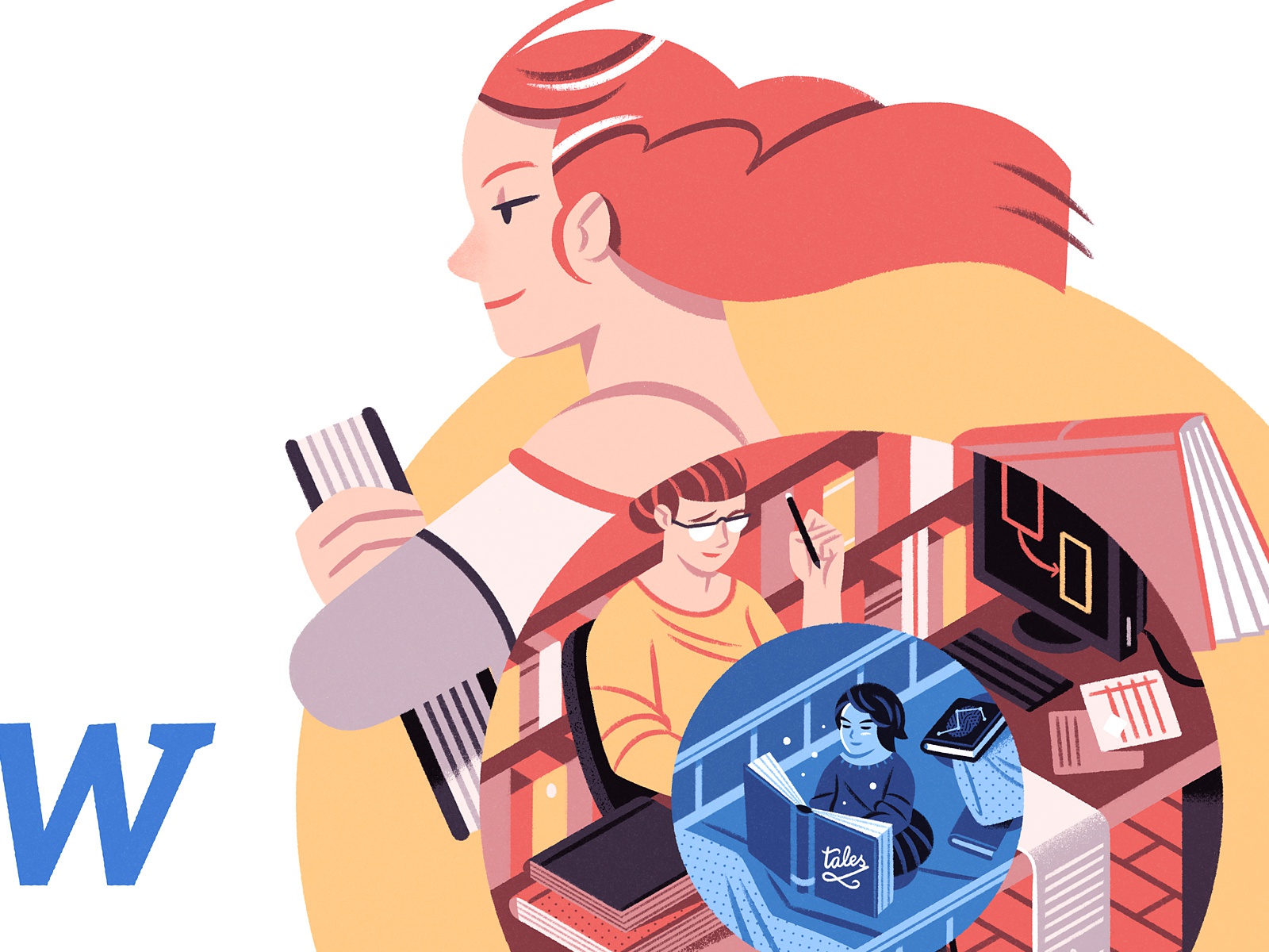 Find your why editorialillustration writing selfknowledge procreate ch.jpg