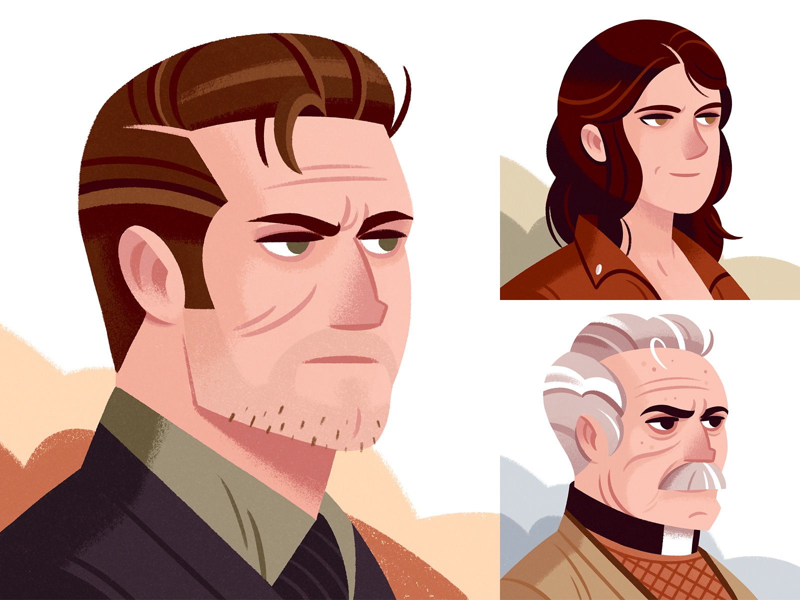 Draculas Trail of Blood Avatars illustrations ui gameart game avatarde.jpg