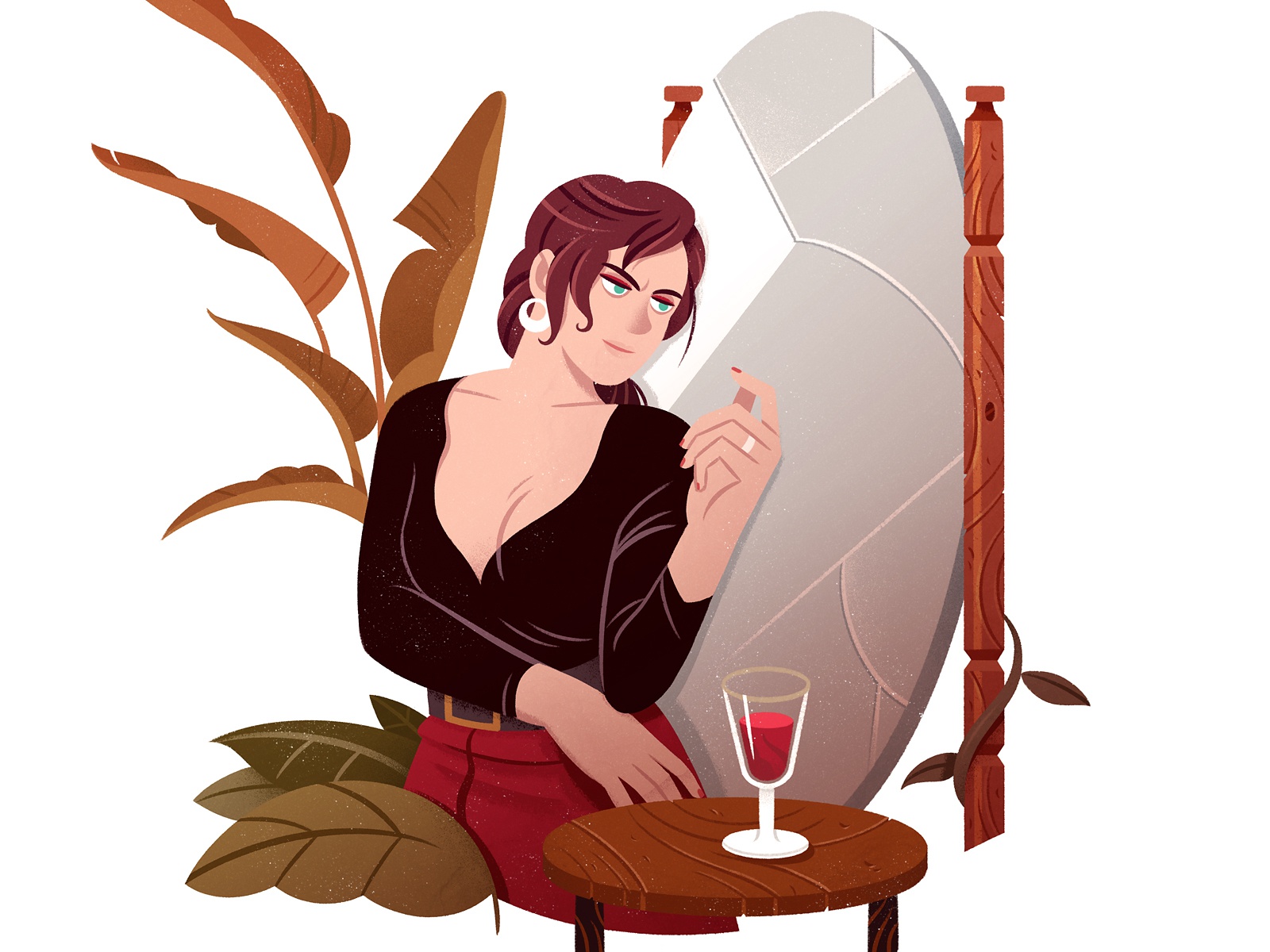 Emma P. vampire gamebook gameart editorial character design design ill.jpg