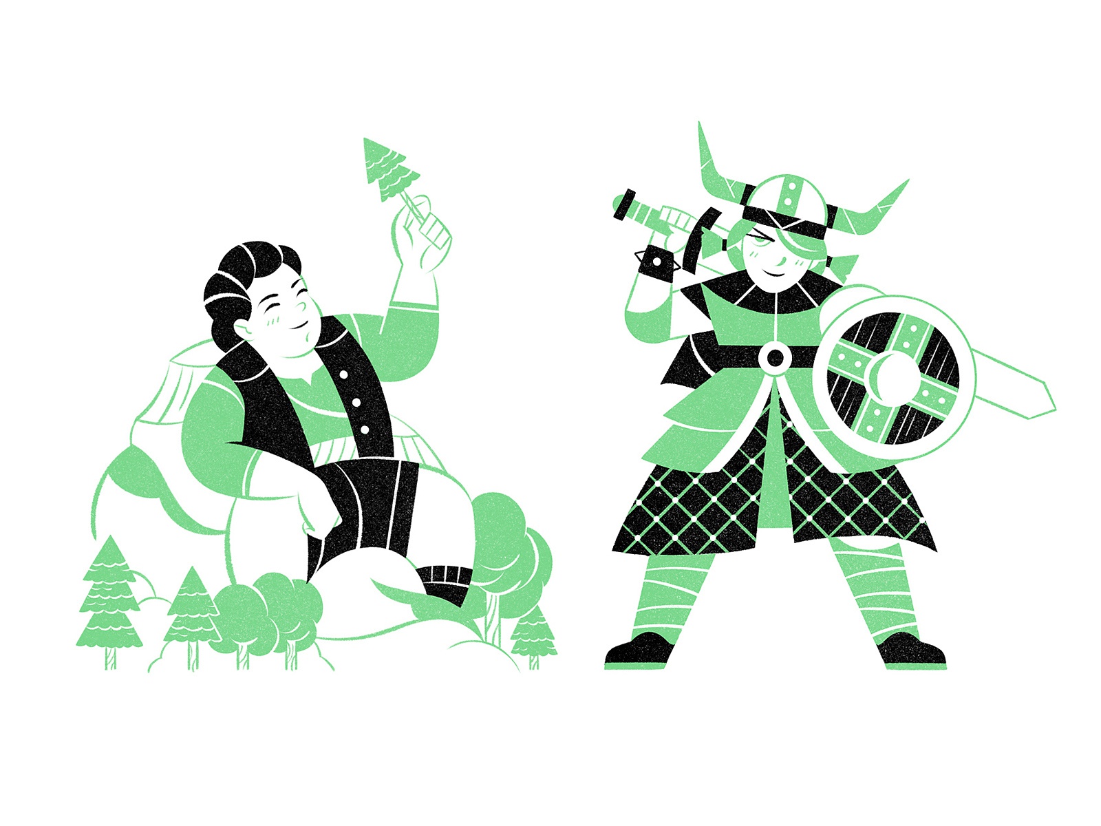 Little fantasy characters characterdesign character epic warrior giant.jpg