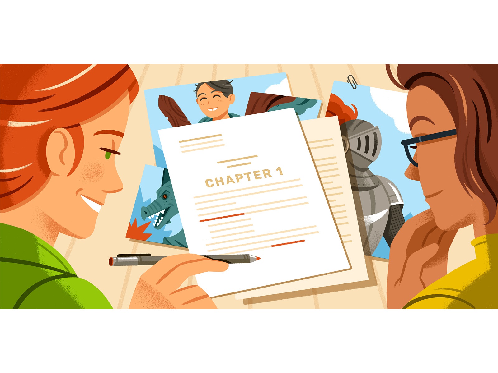 How to Format Your Childrens Book Manuscript editorial illustration ed.jpg
