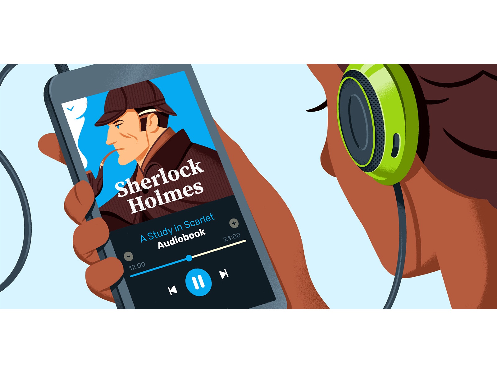 Audiobooks writing editorial reedsy audiobook design character illustr.jpg