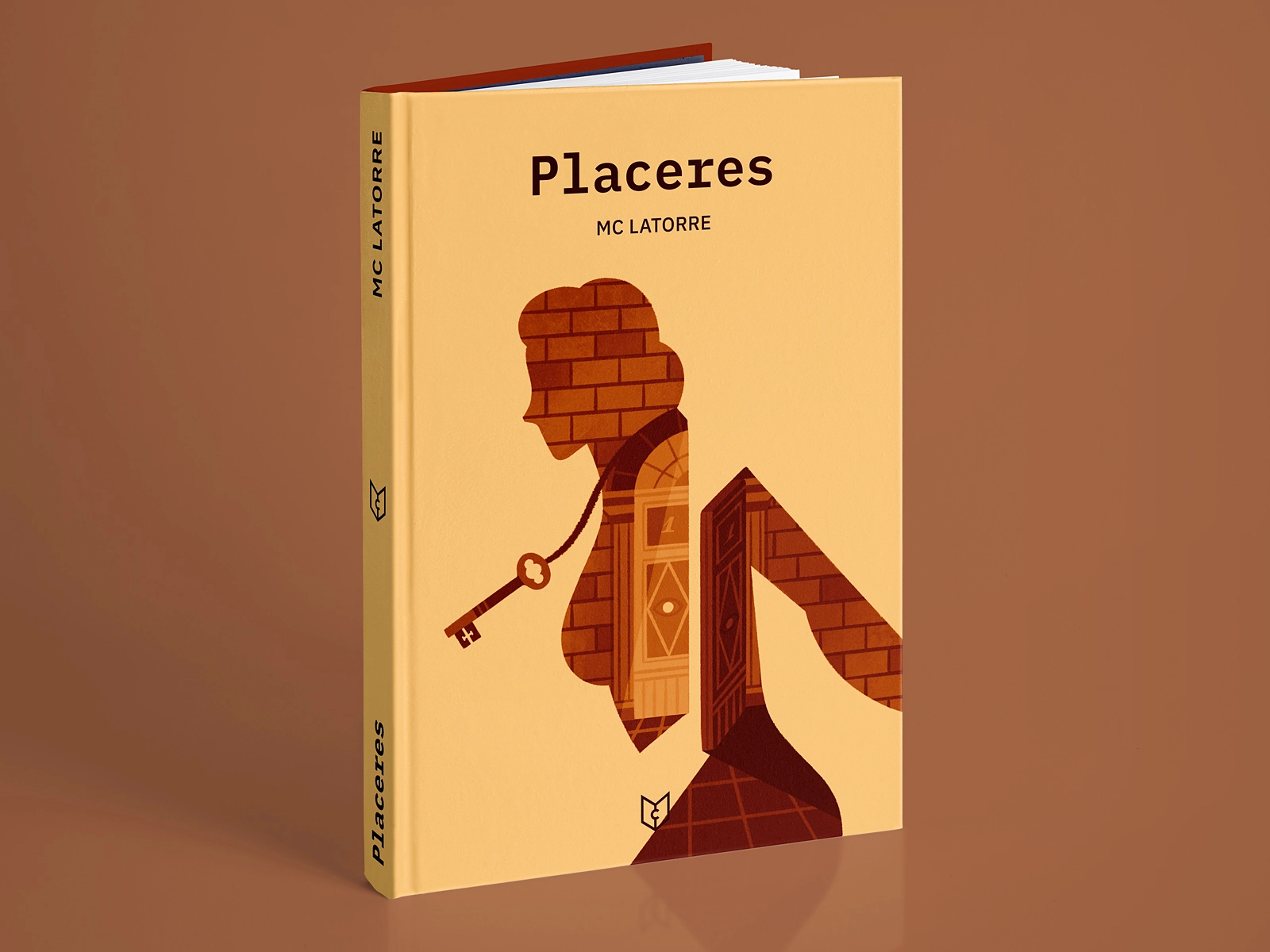 Placeres book cover writing self publishing mockup introspection femal.webp