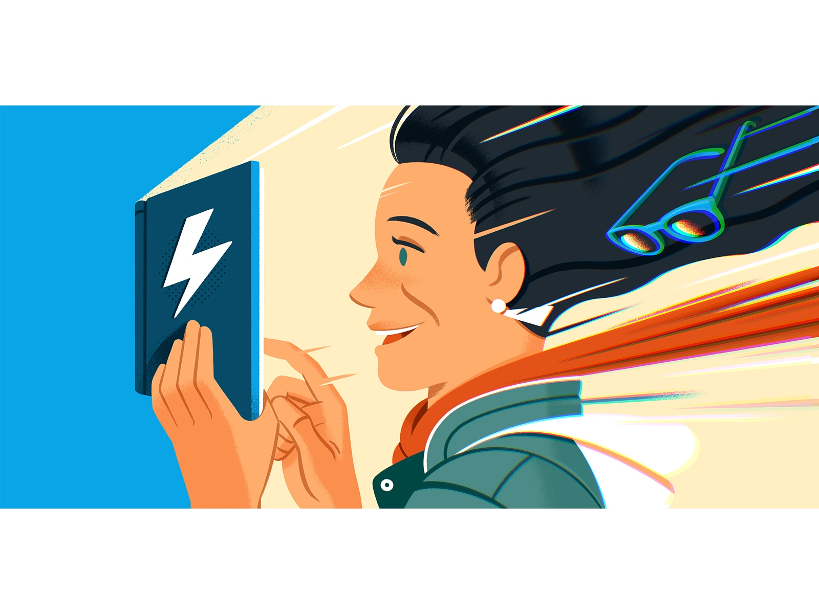 Flash Fiction! editorial illustration editorial design literature reed.webp