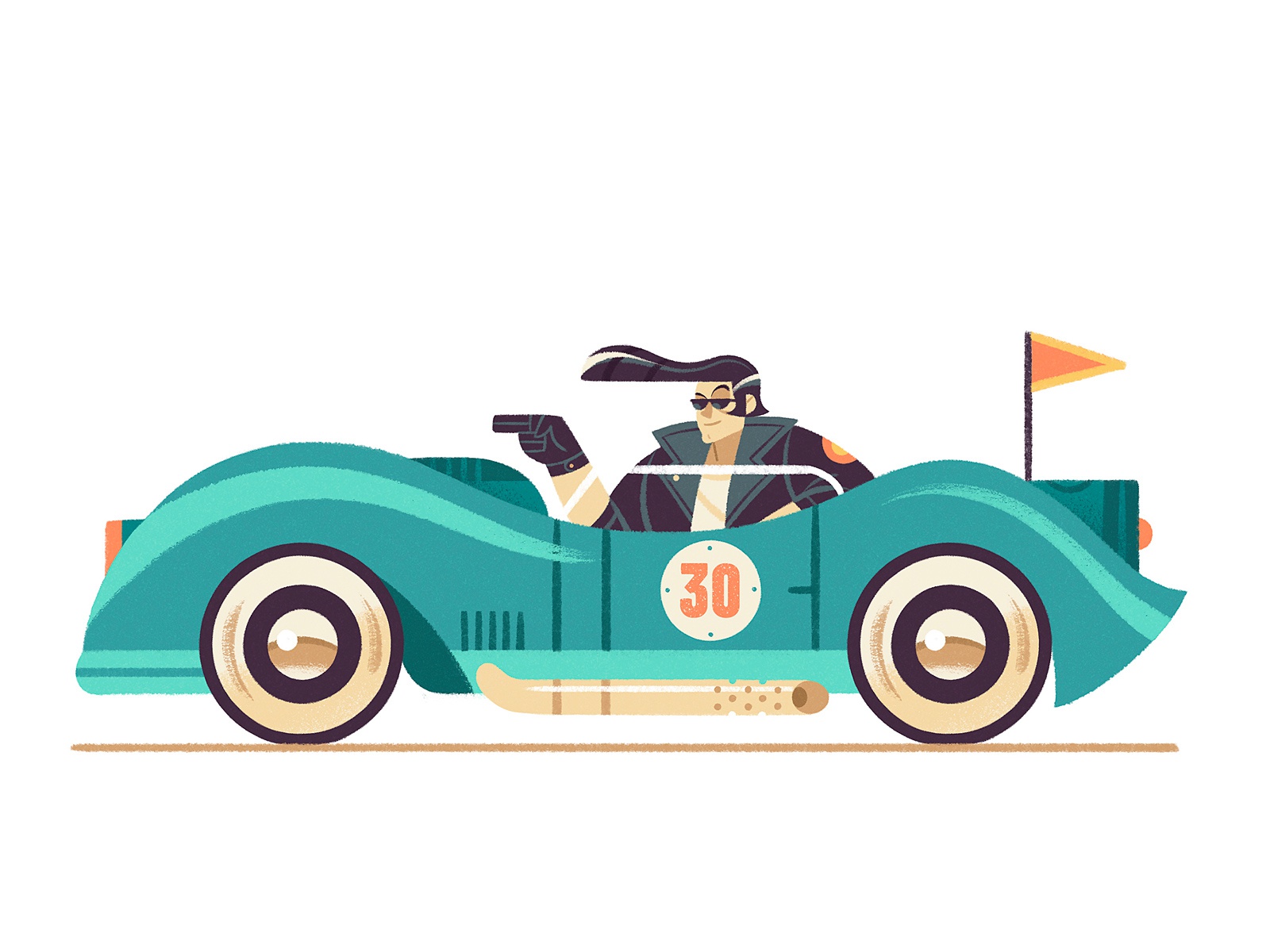 Cars  Drivers Rockabilly rockabilly car cartoon design illustration ch.jpg