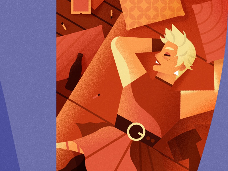 Portfolio update character vector sofa portfolio woman illustration co.jpg