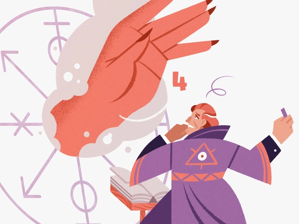 Invision design character magic mage illustration invision 404page 404.webp