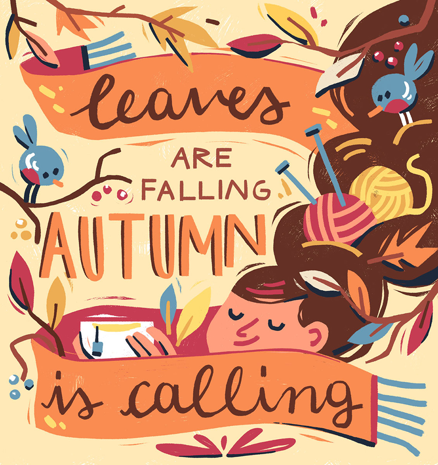 autumn Editorial Illustration quote ILLUSTRATION  autumn quote cosy Te.jpg