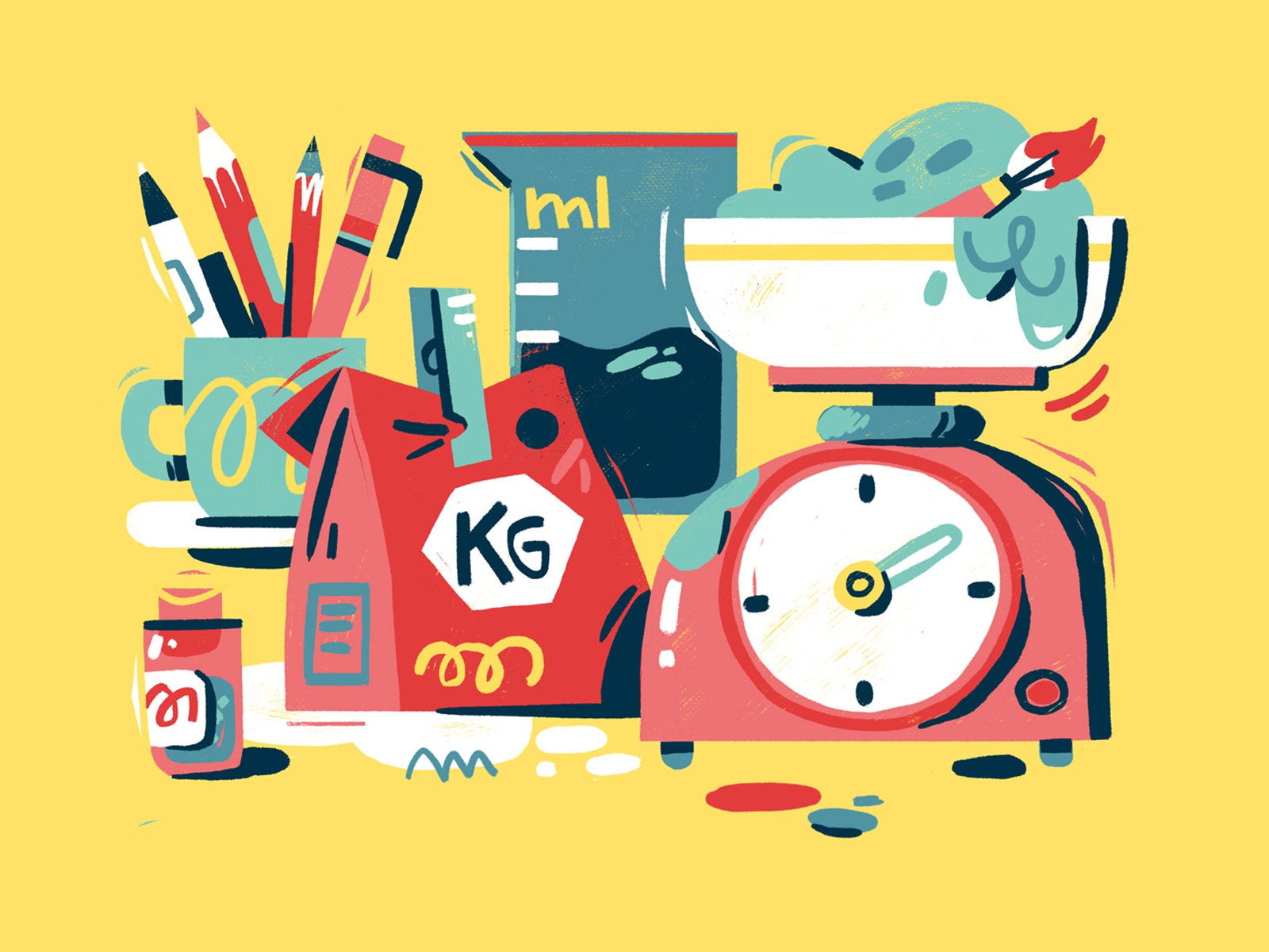 Getting Creative With Recipes food kitchen recipe photoshop illustrati.jpg