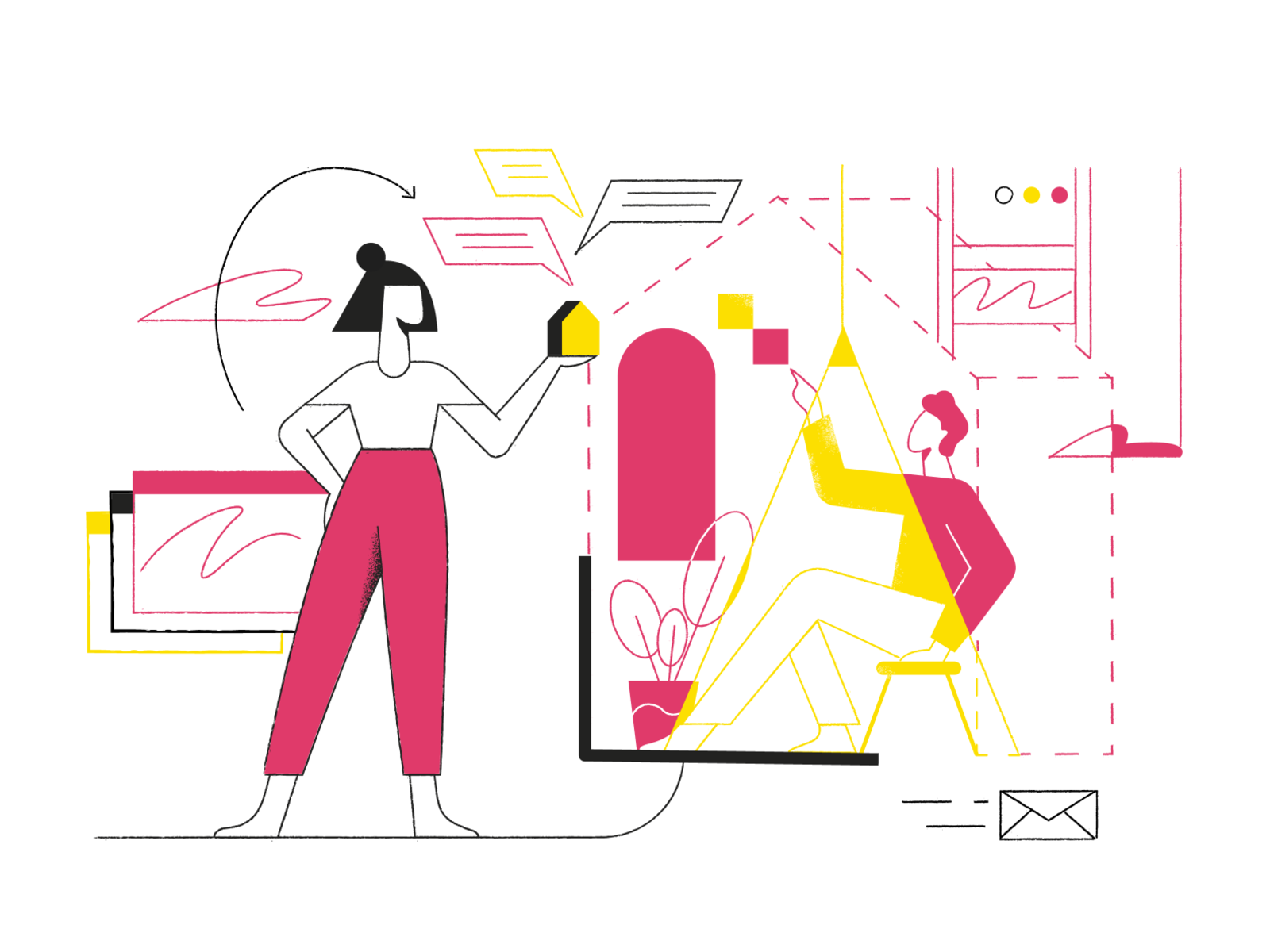 MVP article design ui ux mobile mvp vector drawing design illustration.png