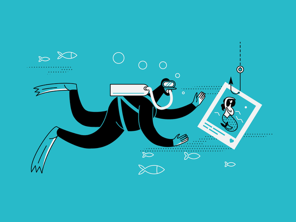 About clickbait vectorillustration clickbait mermaid comics ui brandin.webp