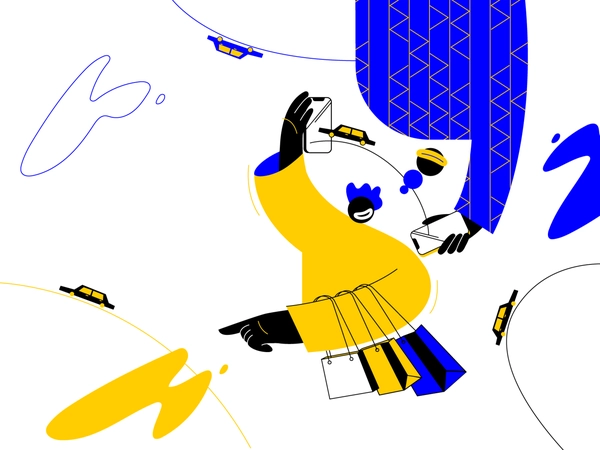 illustration for an African taxi taxi booking app taxi driver taxi app.webp