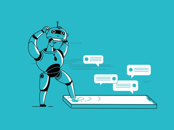 How to use chatbots for business digital app ux logo comics ui article.webp