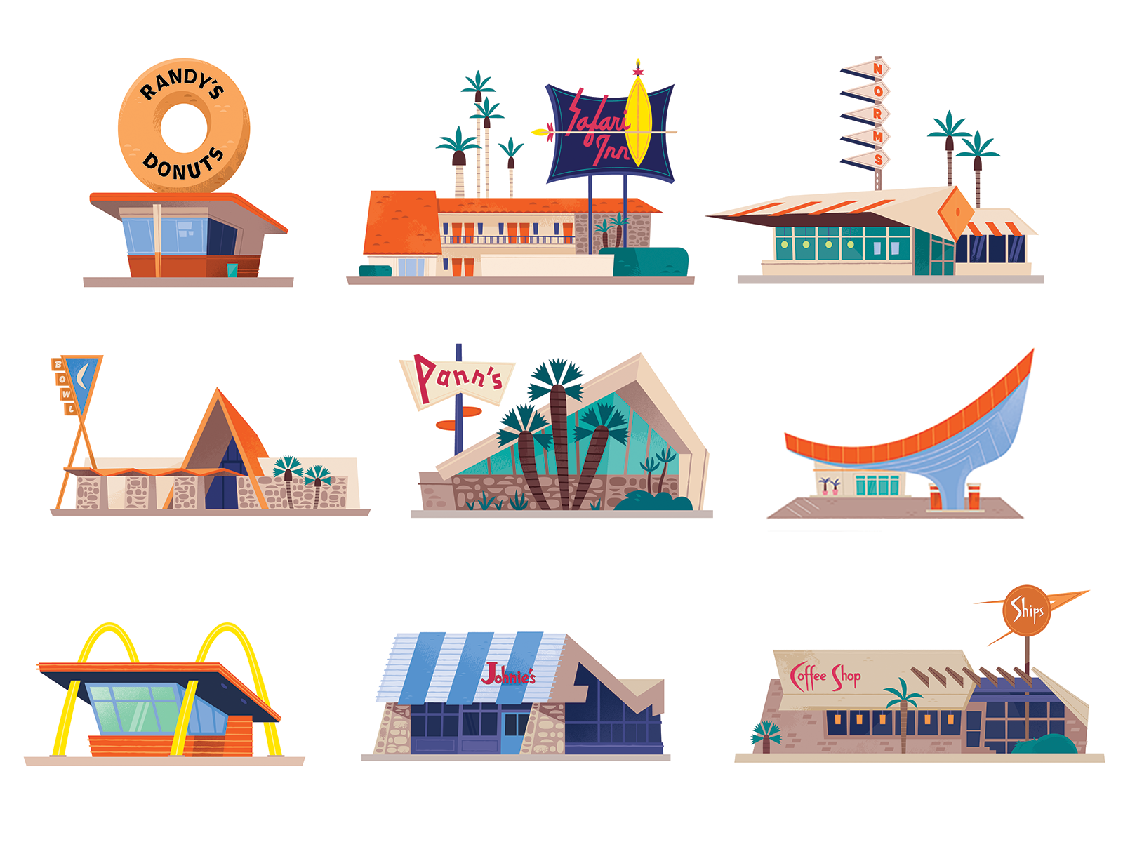 Googie Icons architecture icons architecture midcentury los angeles ic.png