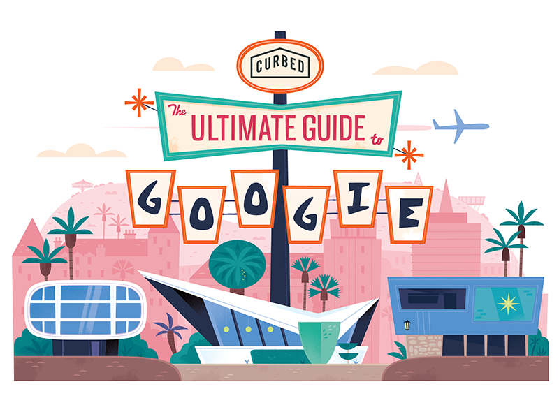 The Curbed Guide to Googie los angeles graphic design california vecto.png