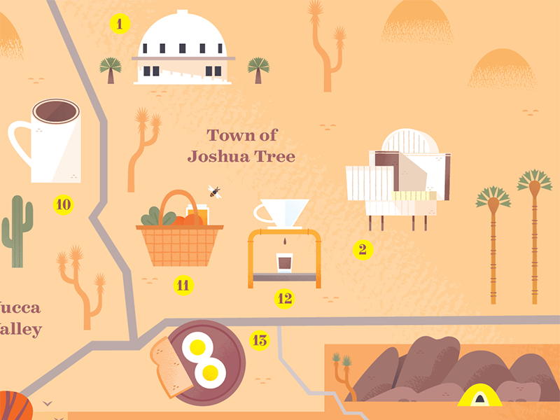 Desert Getaway Map joshua tree california travel illustration travel i.png